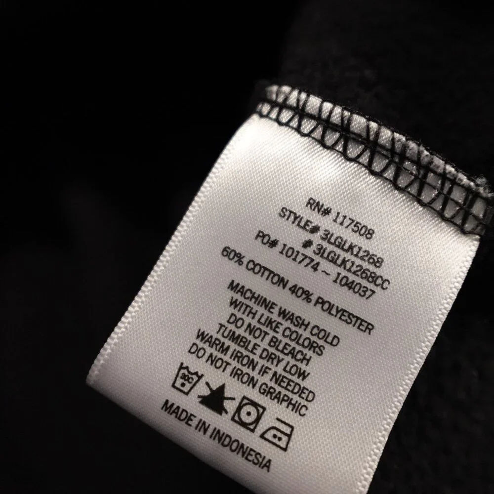Levi’s Logo Hoodie Men’s Large Black Pullover‎ Streetwear